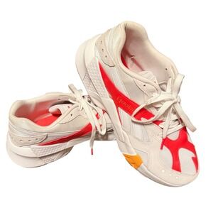 Reebok x Gigi Hadid Aztrek Double Sneakers White Neon Red DV5386 Mens 10